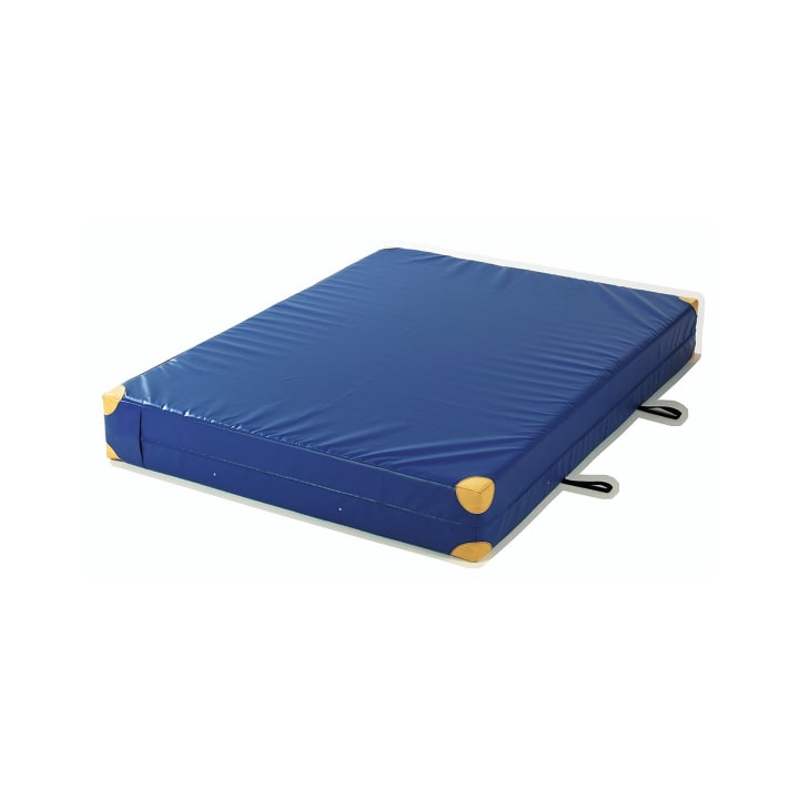 Weichbodenmatte mit Lederecken, L 200 x B 100 x H 25 cm