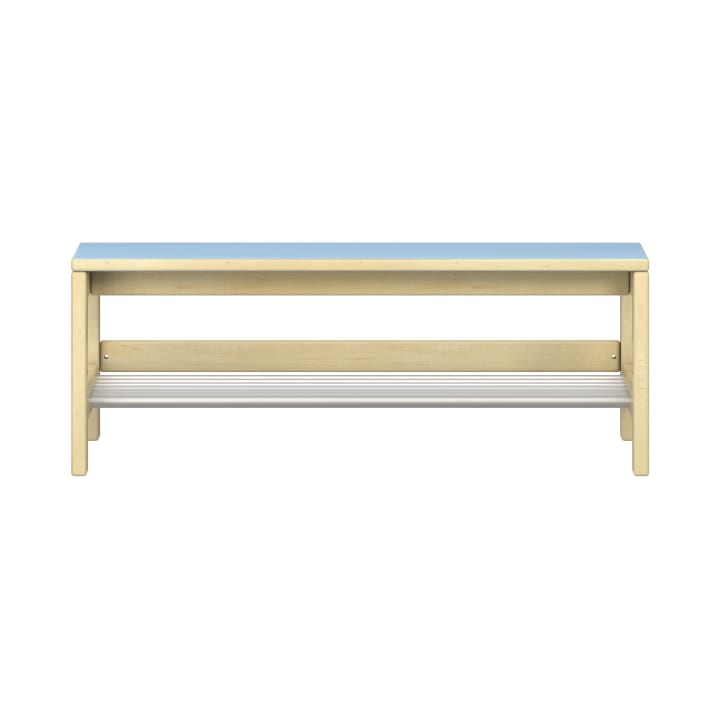 Garderobenbank YUNA mit Wandabstand, Schuhablage, fest montierbar, div. Farben, B 90 x H 35 x T 45 cm