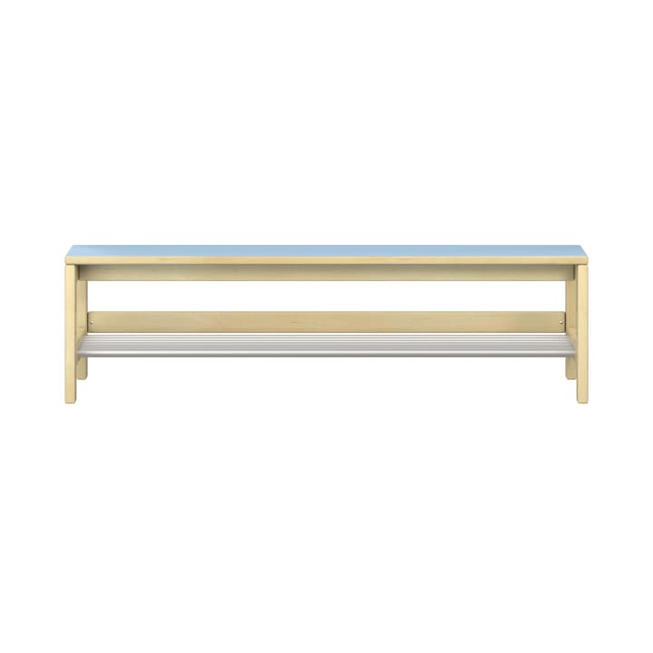 Garderobenbank B120xH35xT45 cm, YUNA, mit Schuhablage, montierbar