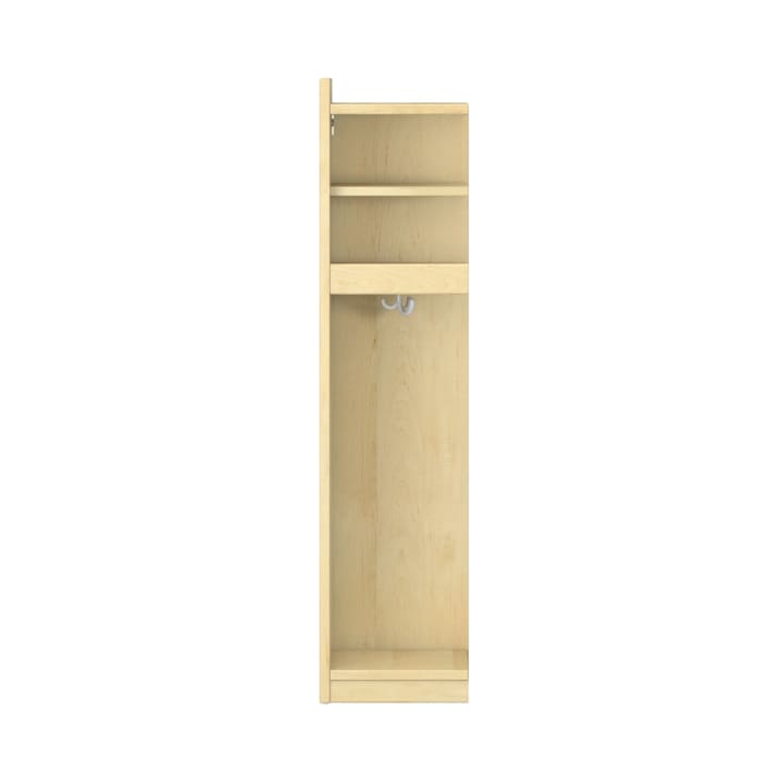 Garderobenschrank YUNA, Anbaumodell, 2 Fächer, B 29 x H 122 x T 33 cm
