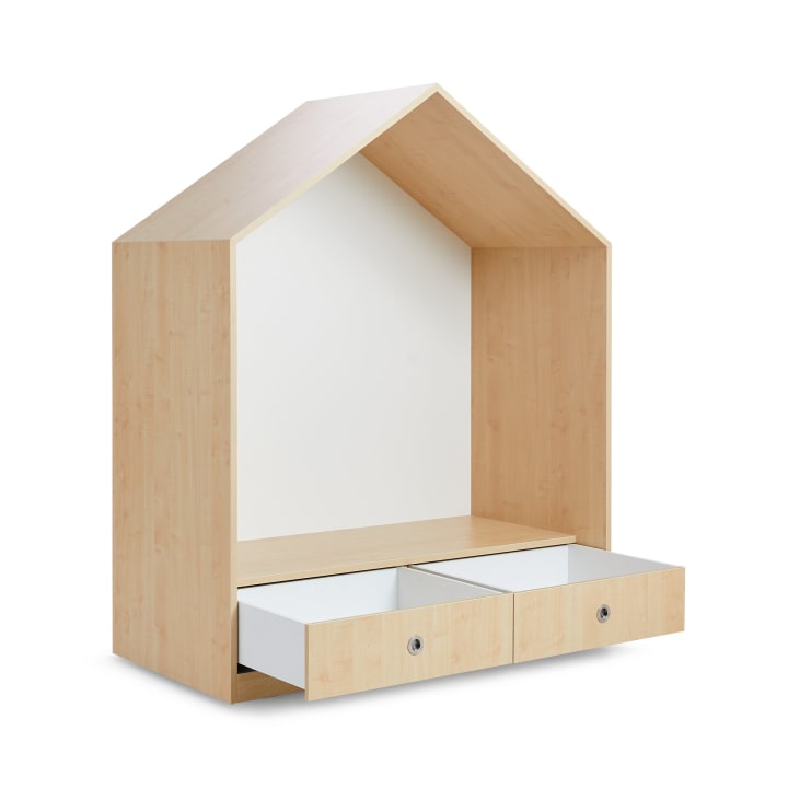 Häuschen mit Sitznische