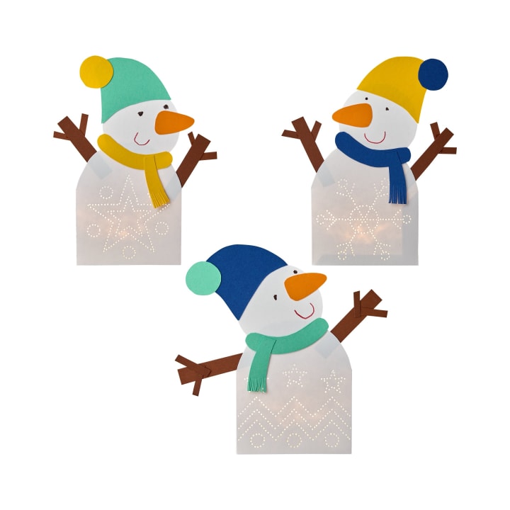 Sachenmacher Erstes Prickeln Schneemann, Bastelset Winter, ab 3 J.