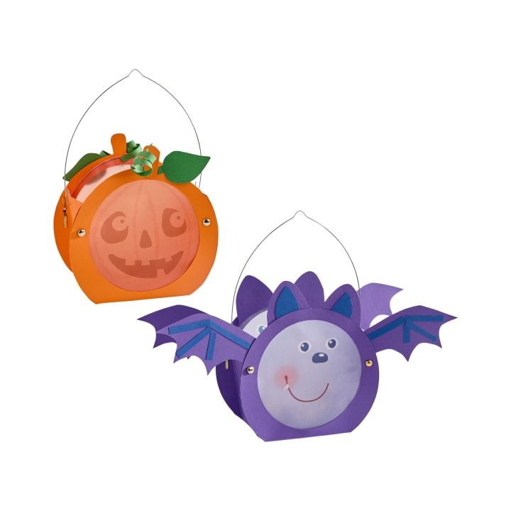 Sachenmacher Mini-Klammerlaternen Halloween, Bastelset Herbst, ab 5 J.