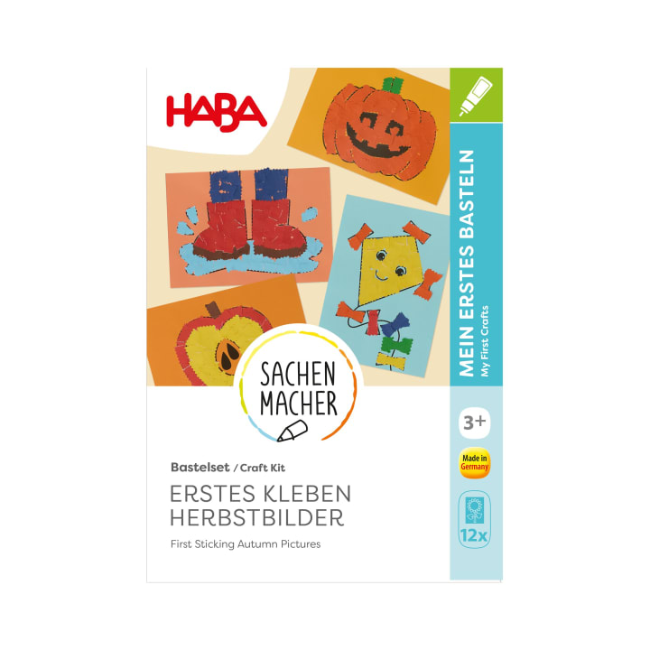 Sachenmacher Erstes Kleben Welt, Bastelset Herbst, 12 St., ab 3 Jahren
