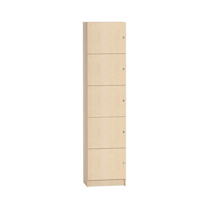 Schließfachschrank, Schlösser rechts; B 50 x H 191 x T 45,5 cm
