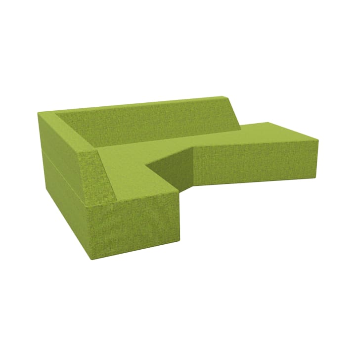 Ecksofa rechts, div. Stoffe, Sitzh. 30 cm
