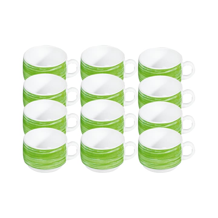 ARCOROC Brush green Tassen, 190 ml, 12 Stück