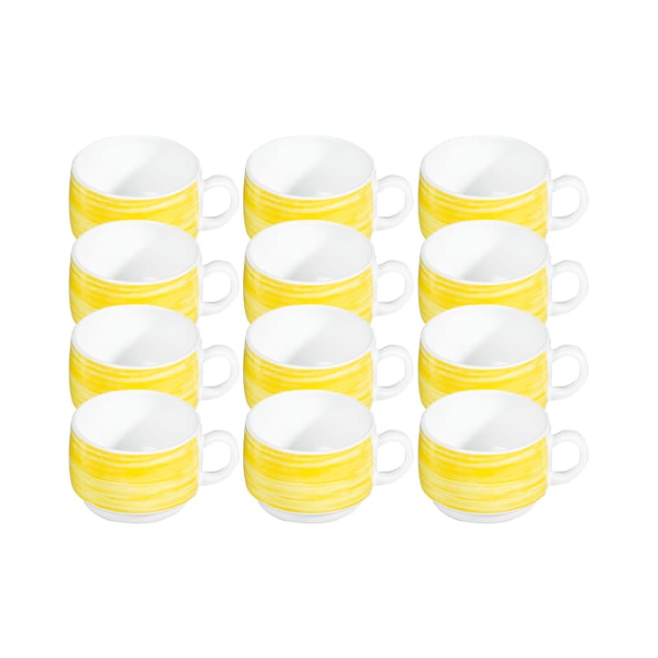 ARCOROC Brush yellow Tassen, 190 ml, 12 Stück