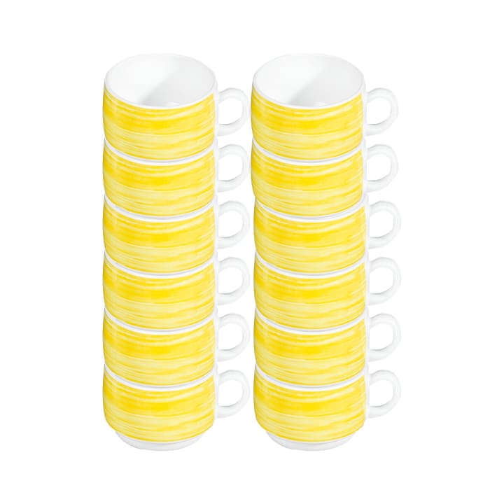 ARCOROC Brush yellow Tassen, 190 ml, 12 Stück