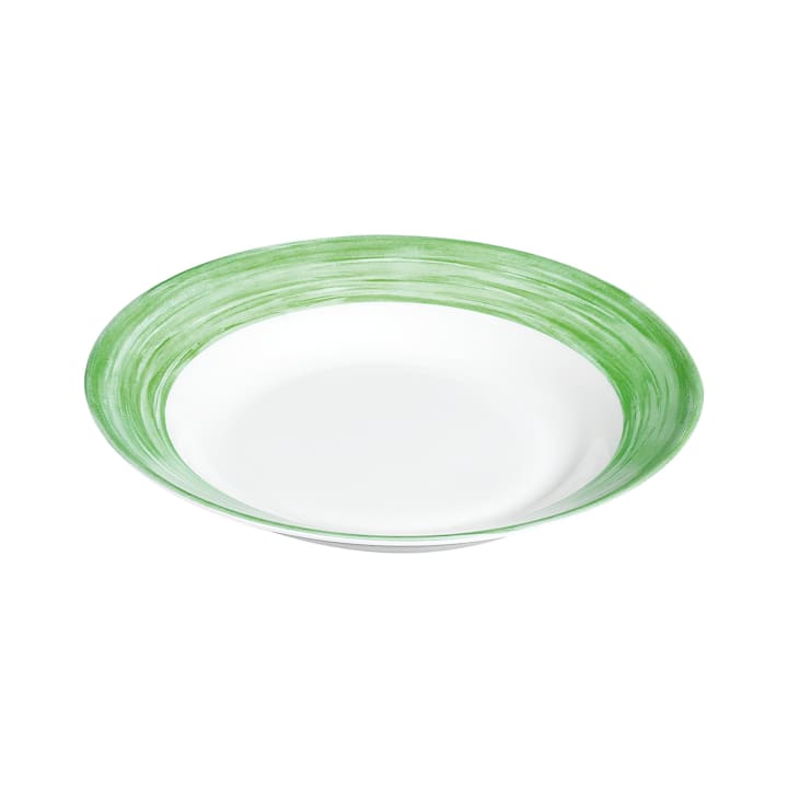 ARCOROC Brush green Teller tief, Ø 22,5 cm, 6 Stück
