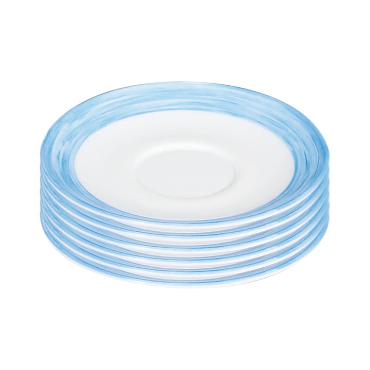 ARCOROC Brush blue Untertassen, Ø 14 cm, 6 Stück