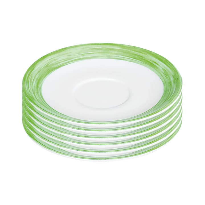 ARCOROC Brush green Untertassen, Ø 14 cm, 6 Stück