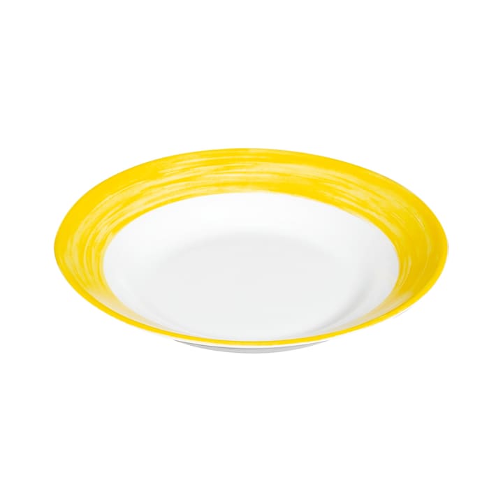 ARCOROC Brush yellow Teller tief, Ø 22,5 cm, 6 Stück