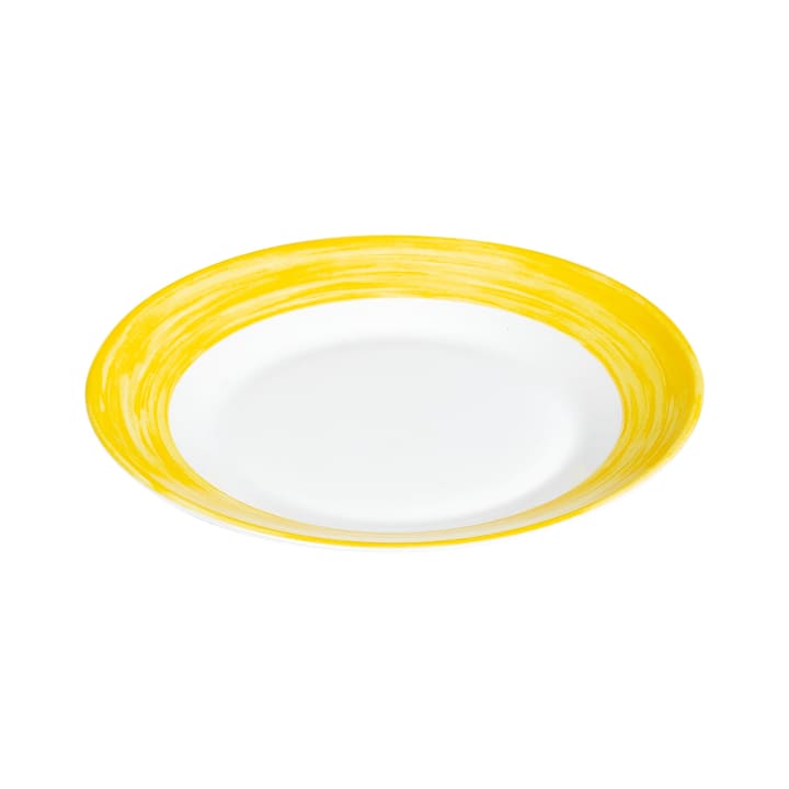 ARCOROC Brush yellow Dessertteller, Ø 19,5 cm, 6 Stück