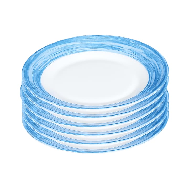 ARCOROC Brush blue Teller flach, Ø 25,4 cm, 6 Stück