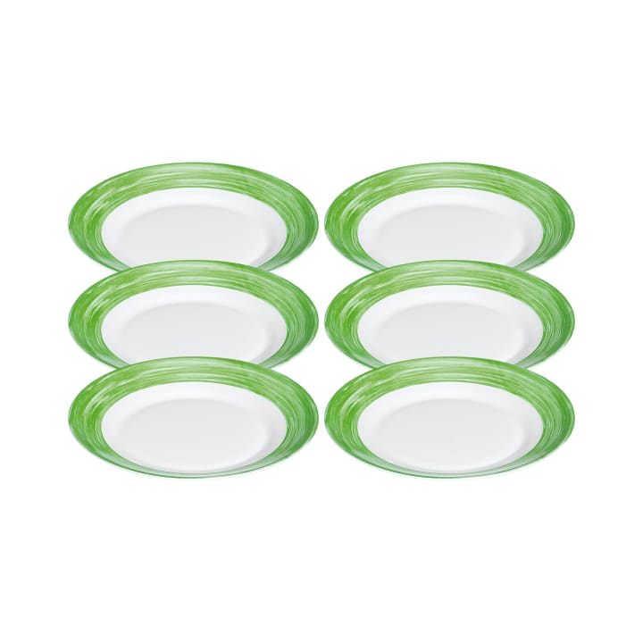 ARCOROC Brush green Dessertteller, Ø 19,5 cm, 6 Stück