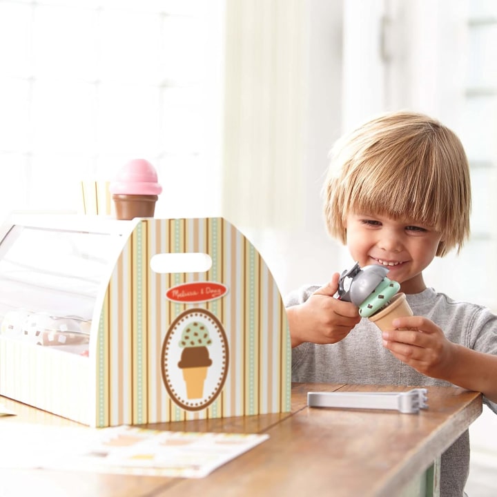 Eisdiele Holz Kinder, 29-teilig