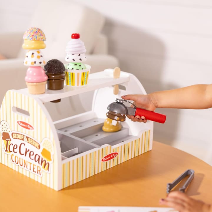 Eisdiele Holz Kinder, 29-teilig