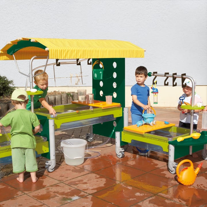 Haken-Satz für Wasser-Sand-Spieltische, 4-teilig