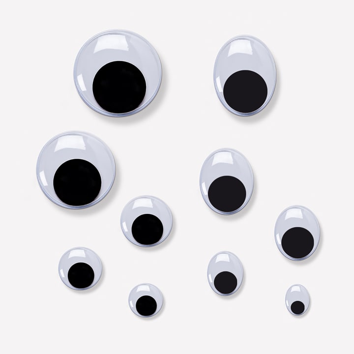 Wackelaugen-Set, 200 Teile