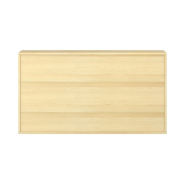 Pureo Regalschrank, offen, Mittelwand, Furnier, B 137 x H 75 x T 42 cm