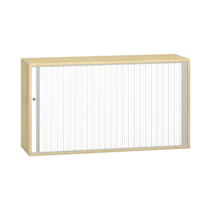 Pureo Portfolioschrank, Mittelwand, Furnier, B 137 x H 75 x T 42 cm