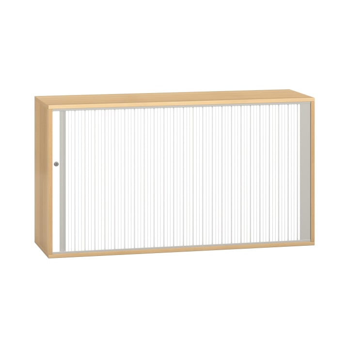Pureo Portfolioschrank, Mittelwand, Furnier, B 137 x H 75 x T 42 cm
