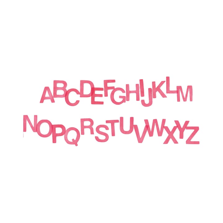 ABC-Stempel – Großbuchstaben, 26 Stück