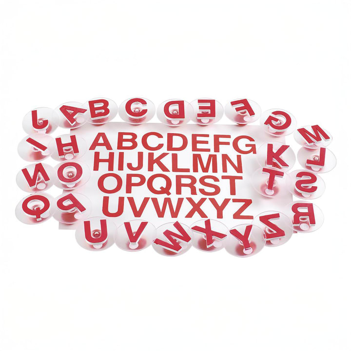 ABC-Stempel – Großbuchstaben, 26 Stück