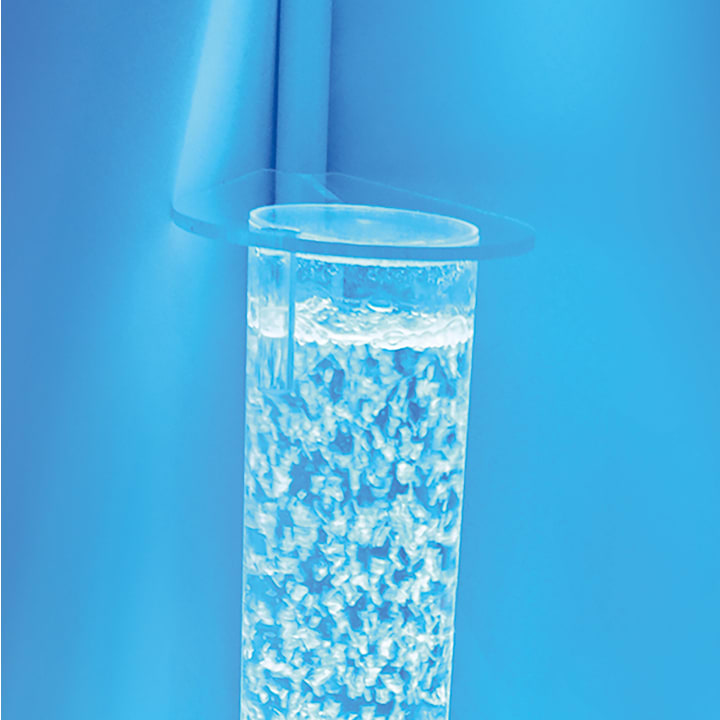Halterung für Wassersäule mit Ø 10 cm in Sinneshöhle und Microspa
