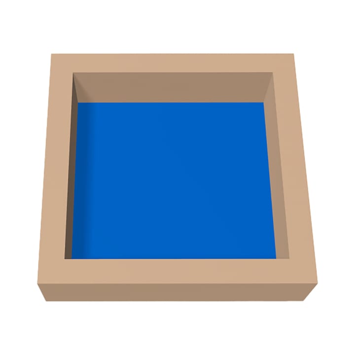 Bällebad quadratisch, L 140 x B 140 x H 30 cm