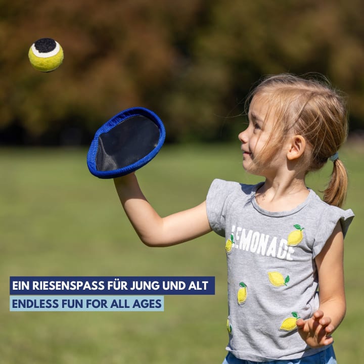 Neopren-Klettball-Spielset mit Handschuhen & Ball, ab 4 Jahren