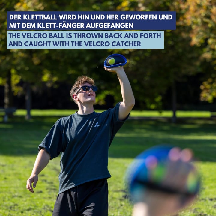 Neopren-Klettball-Spielset mit Handschuhen & Ball, ab 4 Jahren