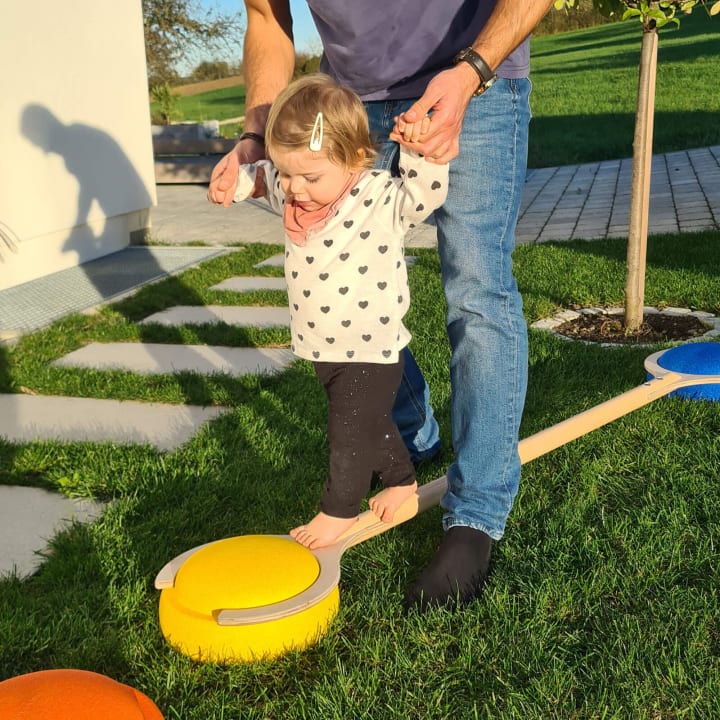 Pedalo® Stapelbaustein Balancierstange, Balance üben, ab 3 Jahren