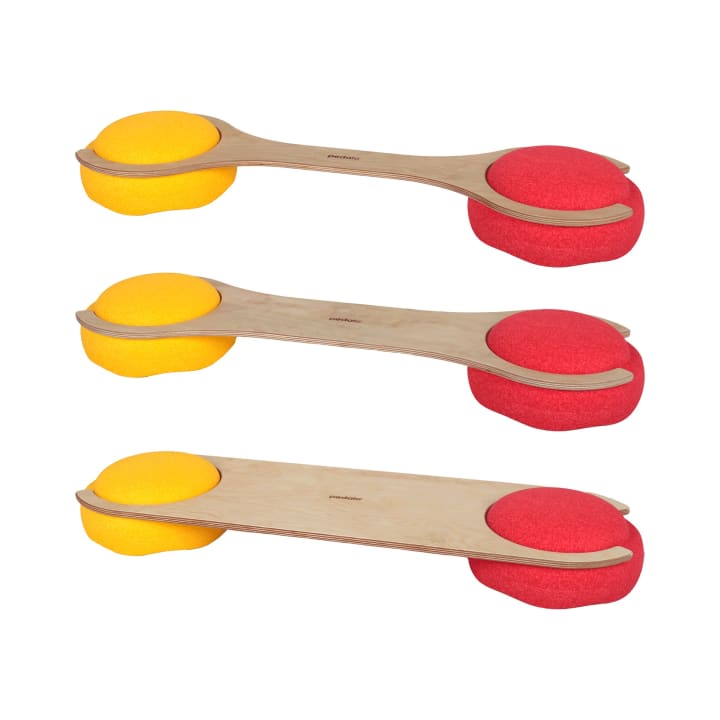 Pedalo® Stapelbaustein Balanciersteg-Set, aus Holz, ab 2 Jahren