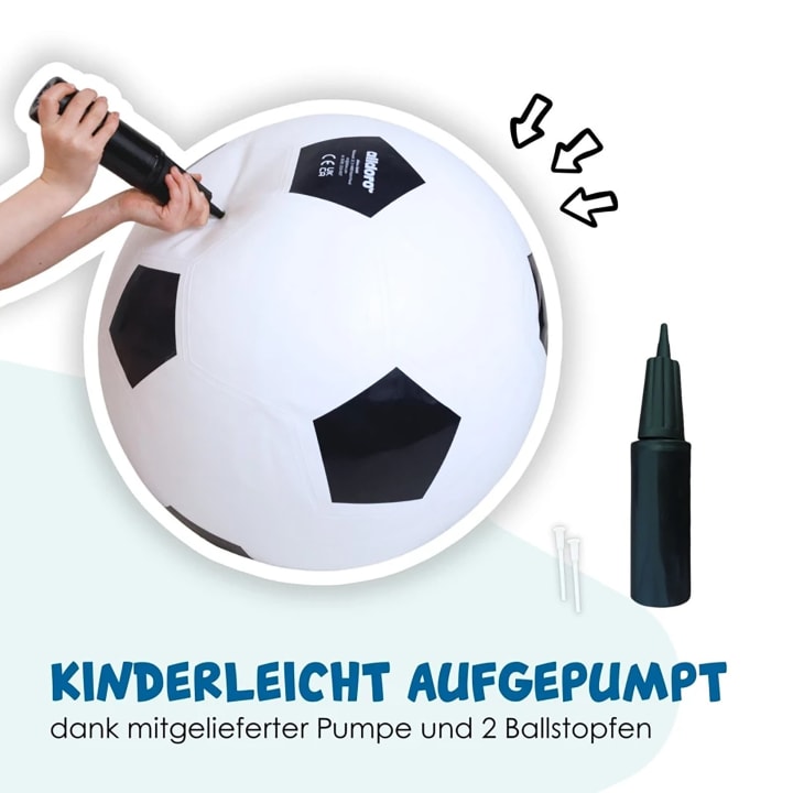 XXL Fußball aufblasbar, Ø 75 cm, ab 3 Jahren