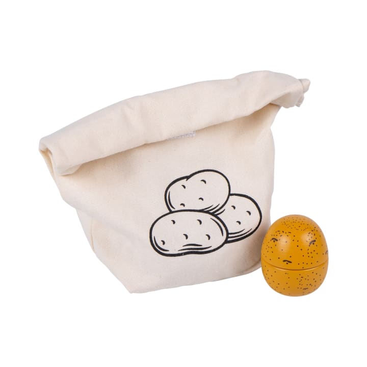 Kartoffeln & Zwiebeln, Holz, im Baumwollsäckchen, Kinderküche