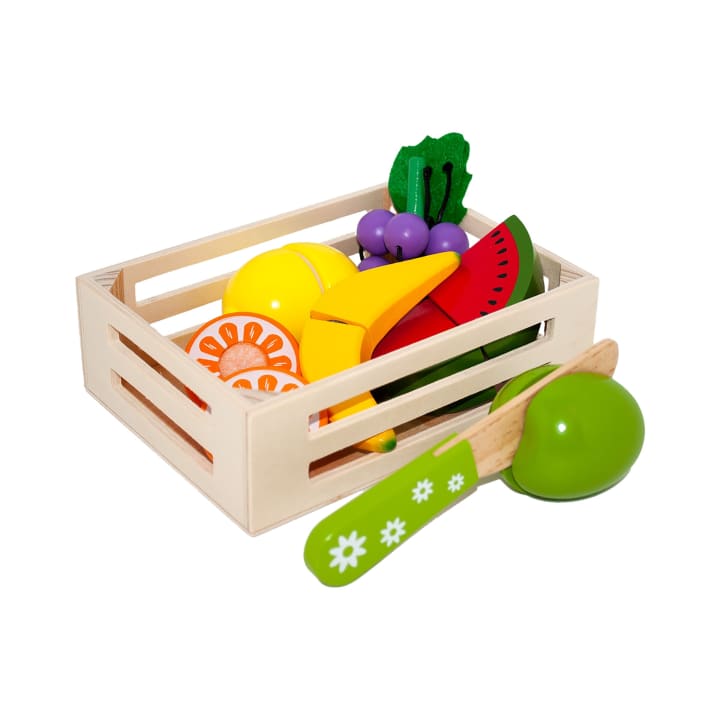 Obst- & Gemüse-Set zum Schneiden, Holz