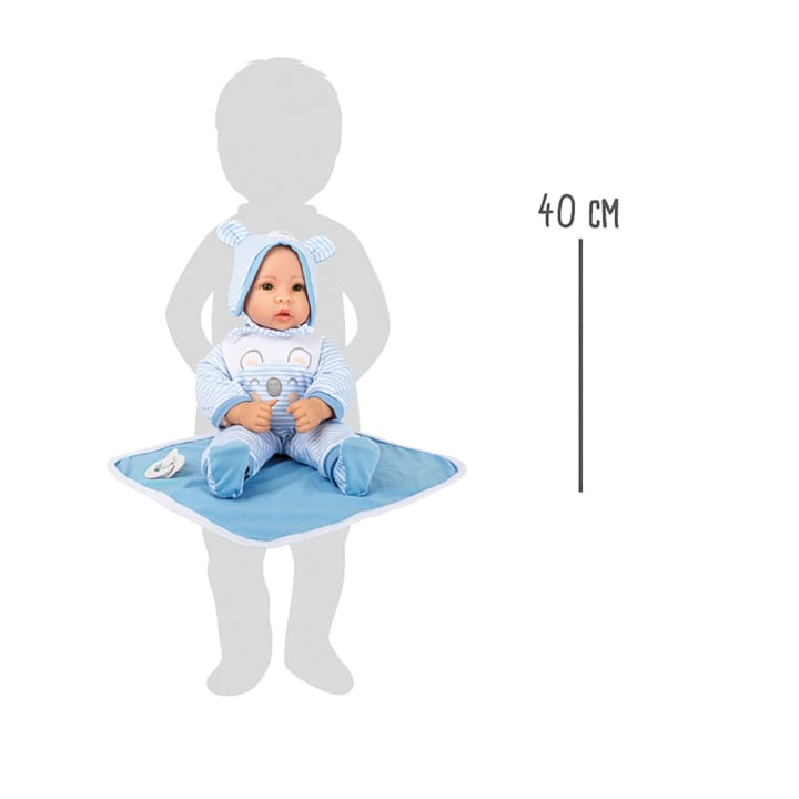 Puppe Weichkörper Lukas, mit Zubehör, 40 cm, ab 2 Jahren