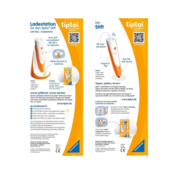 tiptoi® Starter Set, Stift & Ladestation, für tiptoi® Bücher & Spiele
