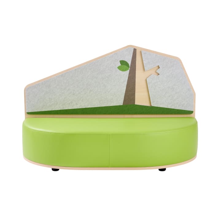 Akustiksofa grow.upp, B 120 x H 78 x T 55 cm, Sitzhöhe 27 cm, Sitztiefe 52 cm