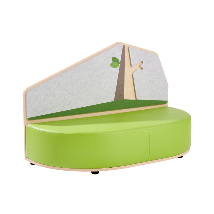 Akustiksofa grow.upp, B 120 x H 78 x T 55 cm, Sitzhöhe 27 cm, Sitztiefe 52 cm