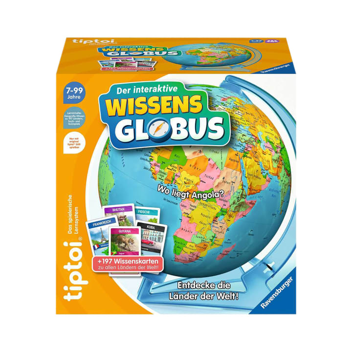 Interaktiver Globus von tiptoi®, frühes Geografie-Wissen, ab 7 Jahren