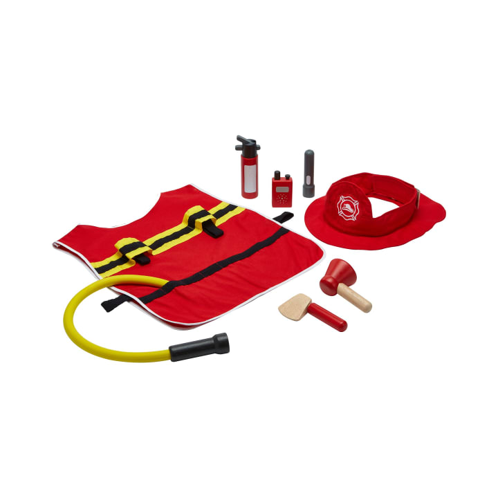 Feuerwehr-Verkleidung, Rollenspielset, 8 Teile, ab 3 Jahren