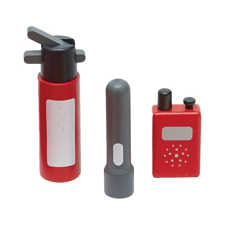 Feuerwehr-Verkleidung, Rollenspielset, 8 Teile, ab 3 Jahren