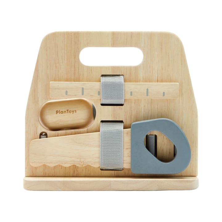 Handwerker-Spielwerkzeug, Holz, 6 Teile, ab 3 Jahren