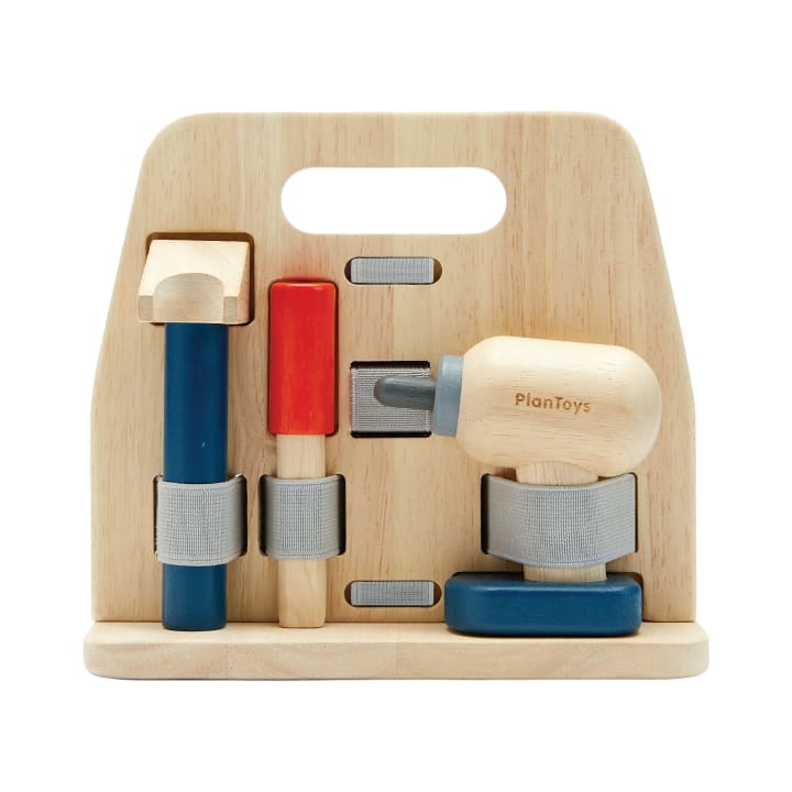 Handwerker-Spielwerkzeug, Holz, 6 Teile, ab 3 Jahren