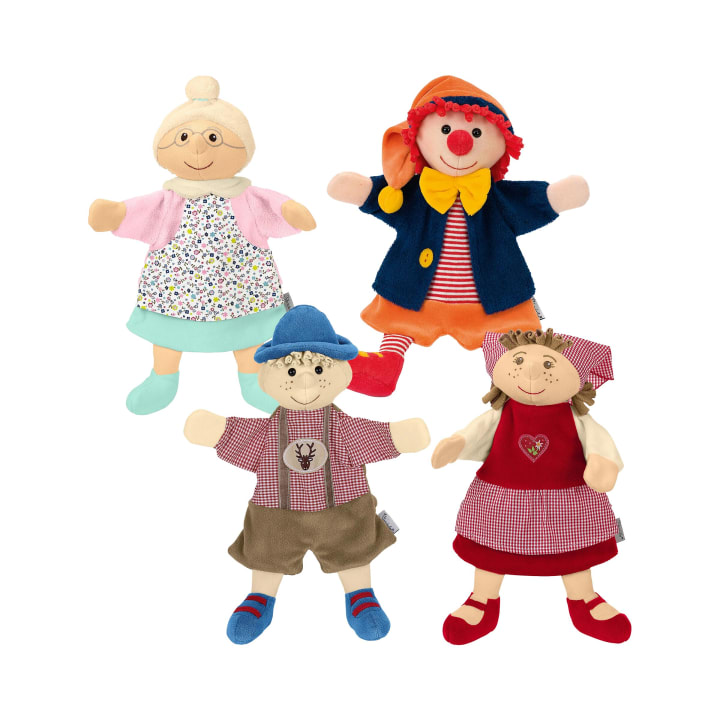 Handpuppen-Set für Kinder, 10-teilig, ab 3 Jahren