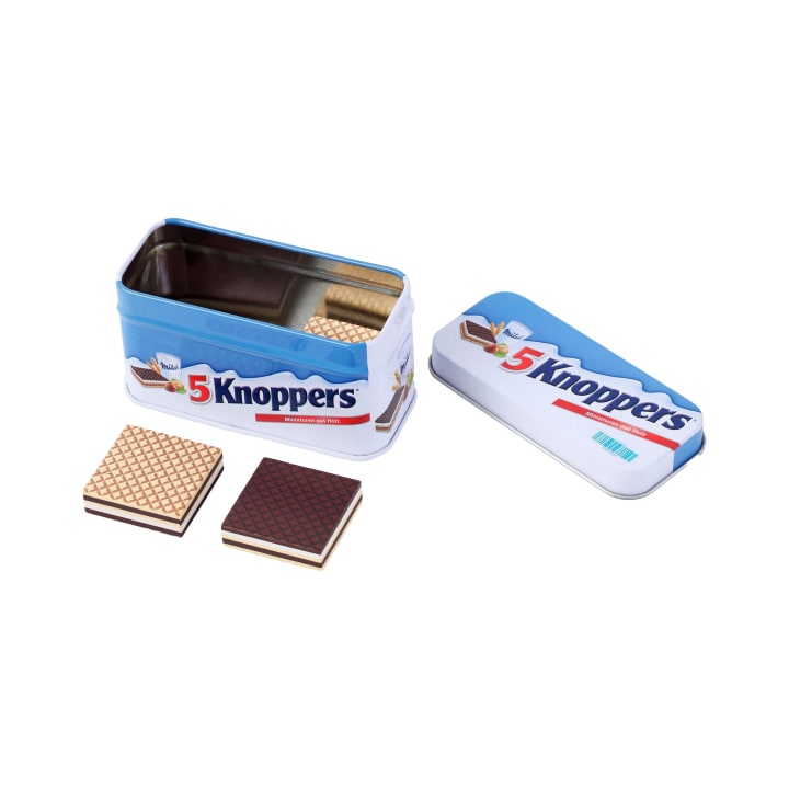 Spiel-Lebensmittel, Naschset mit 5 Produkten, in Metalldosen