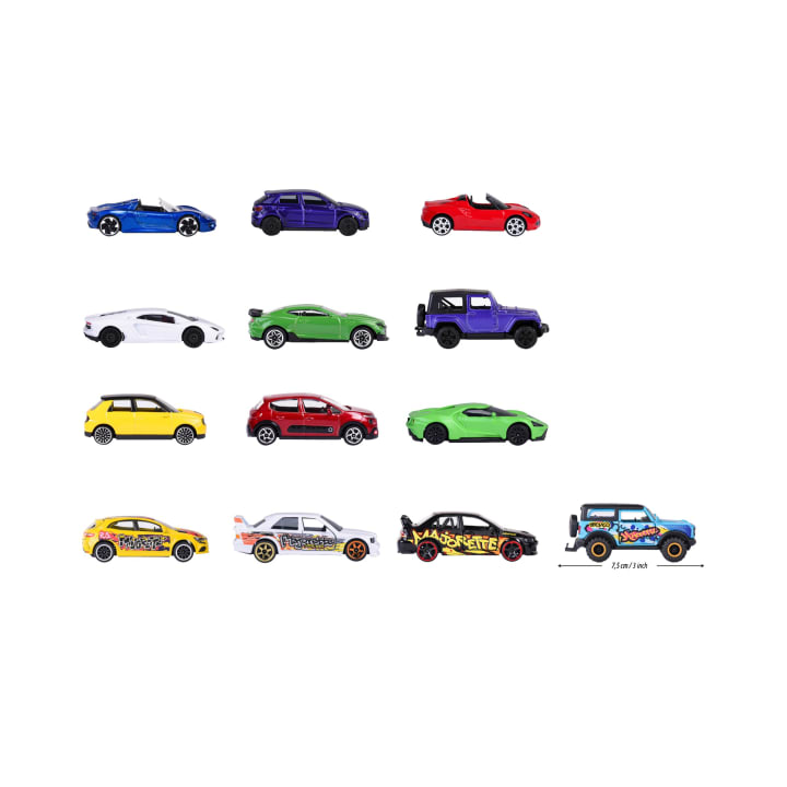 Fahrzeug-Set mit 13 Spielzeugautos, Limited Edition, ab 3 Jahren